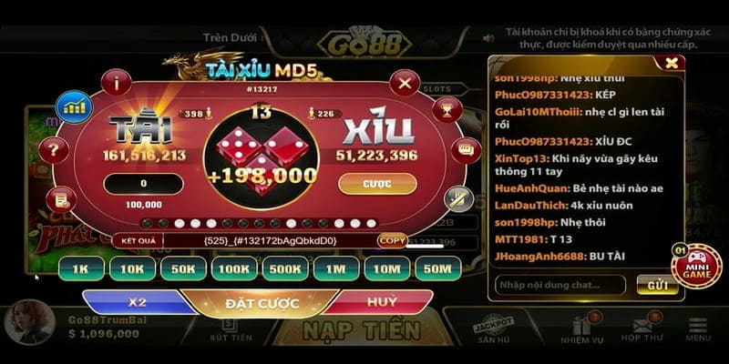 tài xỉu GO88 tài xỉu GO88