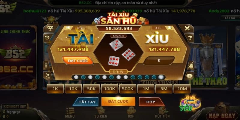 tài xỉu b52club tài xỉu b52club